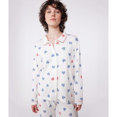 Pyjama forme grand-père en coton PETIT BATEAU