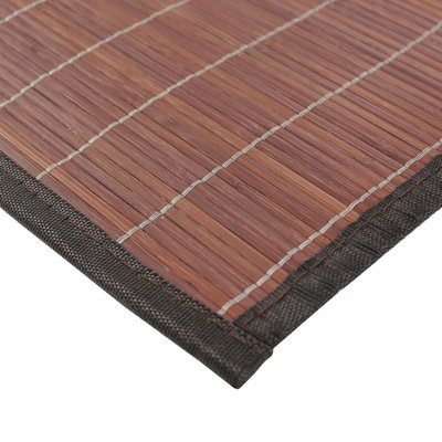 Tapis en bambou chocolat 200x65 THE DECO FACTORY