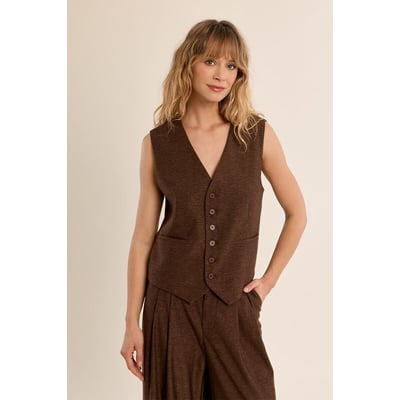 Gilet de costume col V MOLLY BRACKEN