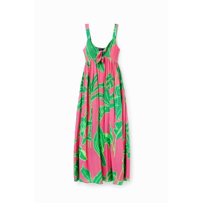 Robe longue encolure cache-cœur - RED - XS DESIGUAL