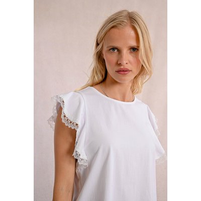 T-shirt à manches volantées MOLLY BRACKEN