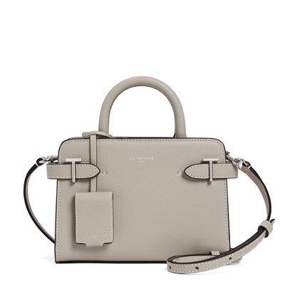 Sac à main mini en cuir grainé EMILIE LE TANNEUR