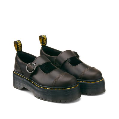 Derbies en cuir Addina Dark Taupe Orleans DR. MARTENS