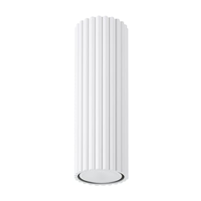 Plafonnier Aluminium Blanc GU10 1 Karbon 20 EDEN