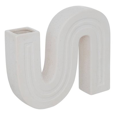 Soliflore sculpté en céramique texturée OLME ATMOSPHERA