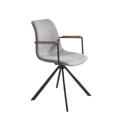 Chaise pivotante en tissu avec pieds en acier ANGEL CERDA
