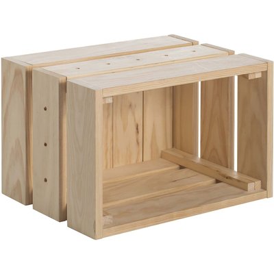Caisse en pin massif modulable Home box Moyenne ASTIGARRAGA