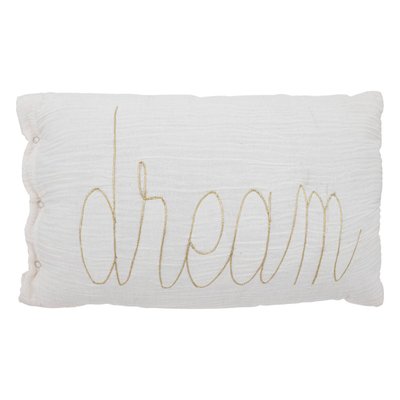 Coussin rectangulaire gaze de coton LILI ATMOSPHERA