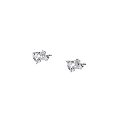 Puces en argent 925 et oxyde de zirconium CLEOR