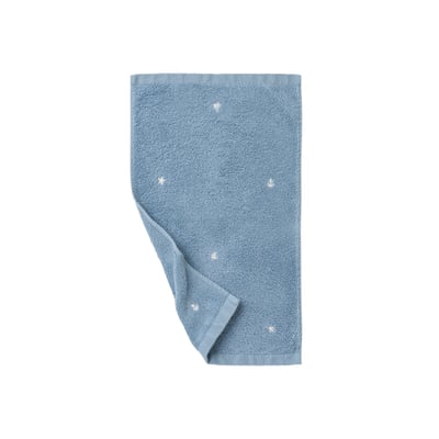 Serviette invité coton ZÉPHIRE CARRE BLANC