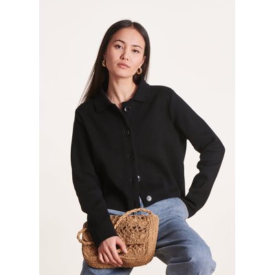 Gilet court avec col LA FEE MARABOUTEE