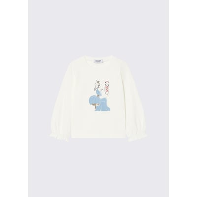 T-shirt a manches longues avec imprimé LIU JO