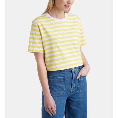 T-shirt Droit Noon Ray Rayures Coton Bio GALERIES LAFAYETTE