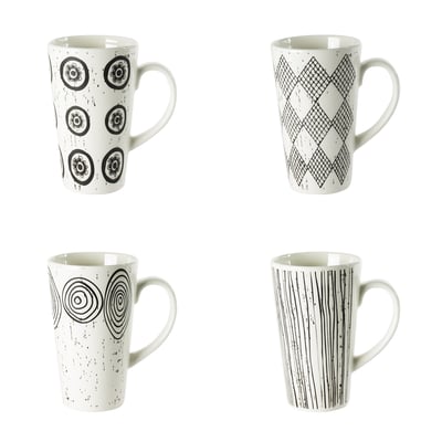 Coffret de 4 mugs Palawan 29 cl - PALAWAN TABLE PASSION