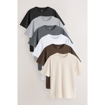 T-shirt en coton essential, lot de 6 NEXT