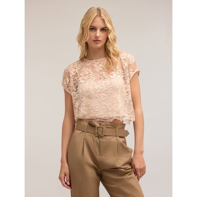 Blouse en dentelle avec doublure en jersey à l’intérieur MOTIVI