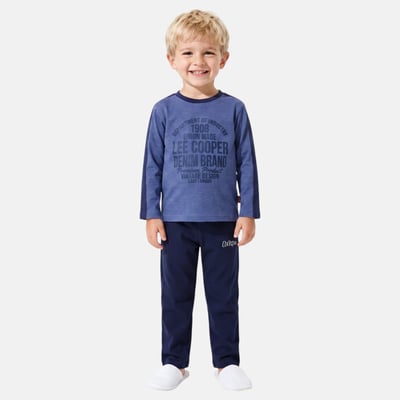 Pyjama imprimé manches longues, col rond COOL KIDS LEE COOPER