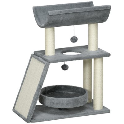 Arbre à chat griffoirs grattoir boules plateformes variées PAWHUT
