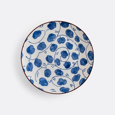 Lot de 4 assiettes à dessert motif fleurs, Rowl LA REDOUTE INTERIEURS