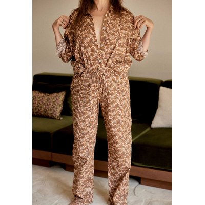 Pantalon en popeline de coton imprimé, Songe GABRIELLE PARIS