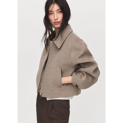 Veste courte laine MANGO