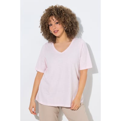 T-shirt avec décolleté en V et ULLA POPKEN