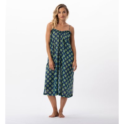 Robe longue imprimée pois en 100% coton RIVA 740 LE CHAT