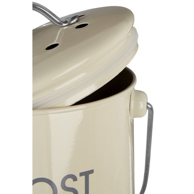 Compost Bin in Cream SO'HOME