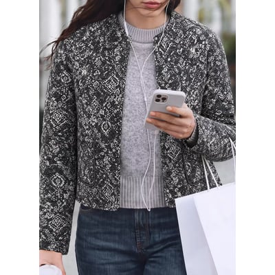 Veste matelassée réversible imprimé MANGO TEEN