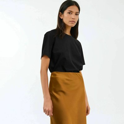 T-shirt met ronde hals en korte mouwen LA REDOUTE COLLECTIONS
