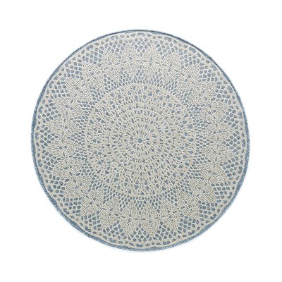 Tapis deco rond CROCHET AFK LIVING
