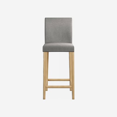Chaise haute de bar en tissu ELEONORA HABITAT