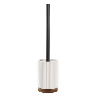 Brosse WC Hamilton effet pierre et acacia TOILINUX