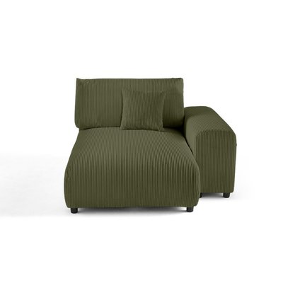 Module d'assise méridienne droit en Velours côtelé - GARANCE LISA DESIGN