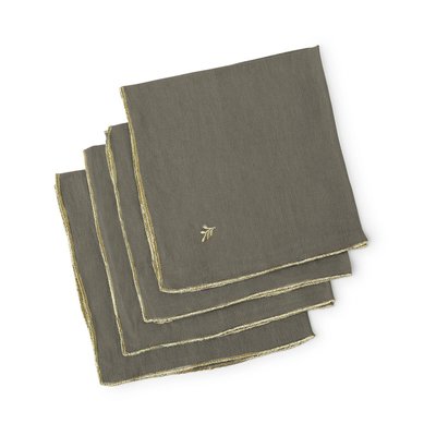 Serviette de table (x4) lin lavé CAMILLE FEBRONIE