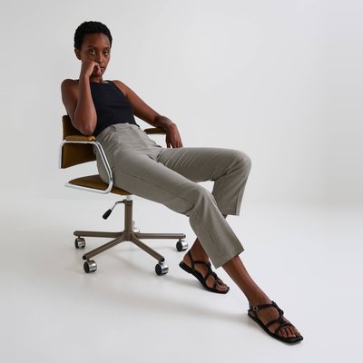 Pantalon droit plis cassé, certifié Oeko-Tex MONOPRIX