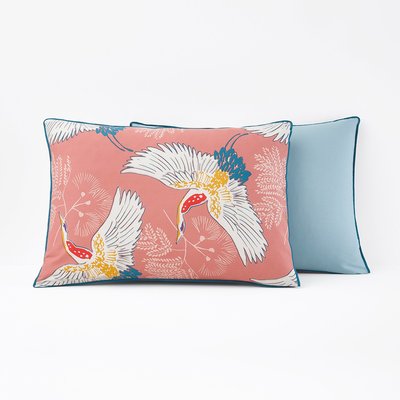 Funda de almohada de percal de algodón, Grues LA REDOUTE INTERIEURS
