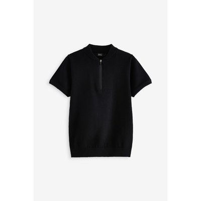 Polo en maille à col zippé NEXT