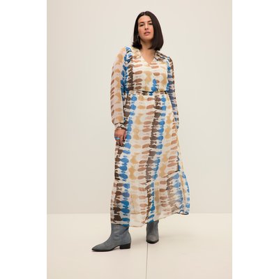 Robe maxi, ligne A, imprimé batik STUDIO UNTOLD