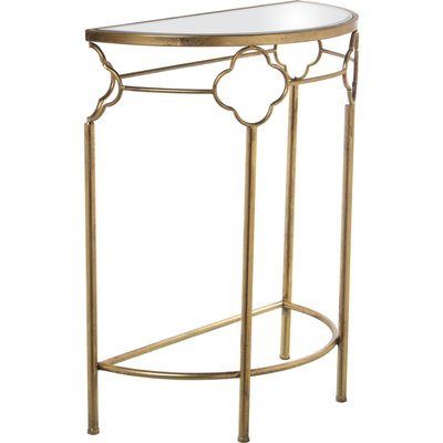 Console en métal, demi-lune élégante RECOLLECTION