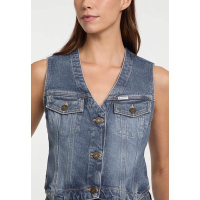Gilet En Jean Cropped GUESS JEANS