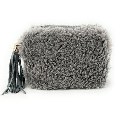 Sac trotteur en poils synthétiques et cuir SEVILLE PILOU OH MY BAG