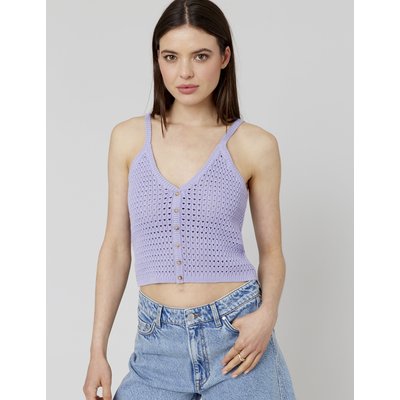 Débardeur boutonné en crochet BZB