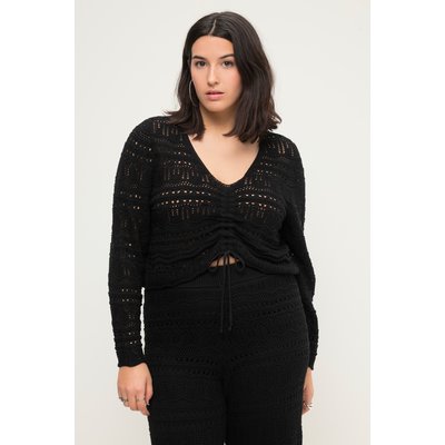 Pull ajouré coupe Loose Fit avec ruban à STUDIO UNTOLD