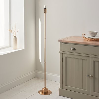 Briar Rechargeable Floor Light in Brushed Aged Brass SO'HOME