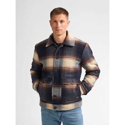 Veste ample longue à carreaux PETROL INDUSTRIES