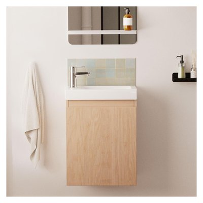 Meuble lave-mains + robinet chromé LISA MOB IN