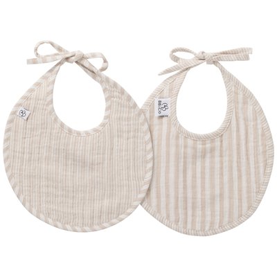 Lot de 2 bavoirs BB & CO