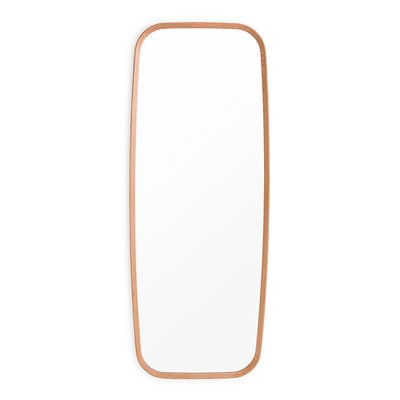 Miroir rectangulaire chêne massif, H180 cm, Orion AM.PM