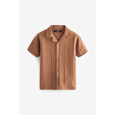 Chemise texturée à manches courtes NEXT